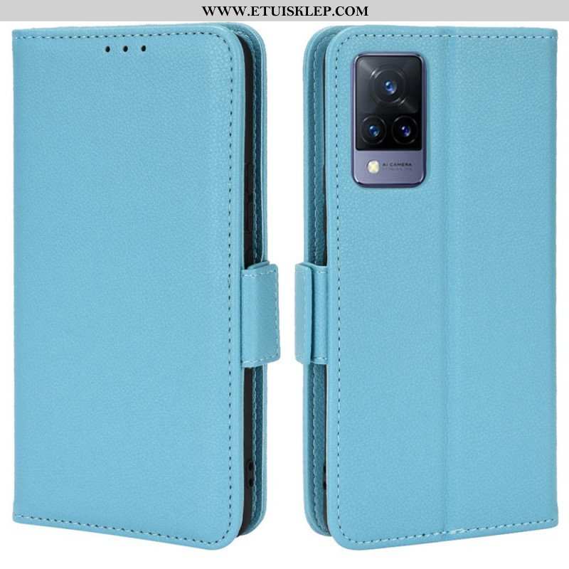 Etui Folio do Vivo V21 5G Skórzany Futerał Flap Double Nowe Kolory